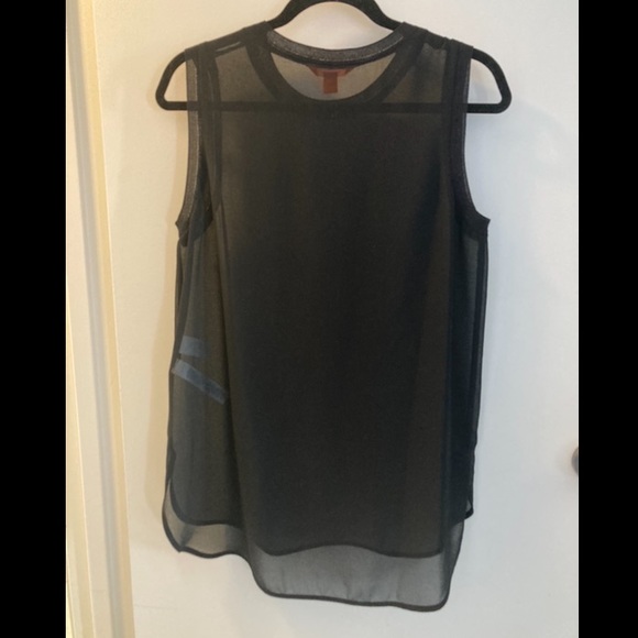 Sheer black tank top - Picture 3 of 3